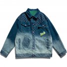 Labeled Gradient Denim Jacket