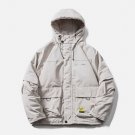 Large Pocket Patchwork Winter Coat