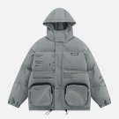 Large Pockets Functional Tooling Winter Coat
