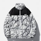Full Print Branch Winter Coat