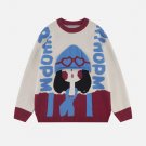 Fun Jacquard Patch Sweater