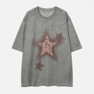 Fuzzy Star Washed Tee