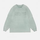 Gothic Monogram Suede Sweatshirt