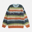 Gradient Clashing Colors Sweater