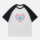 Gradient Heart Print Tee