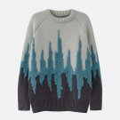 Gradient Patchwork Sweater