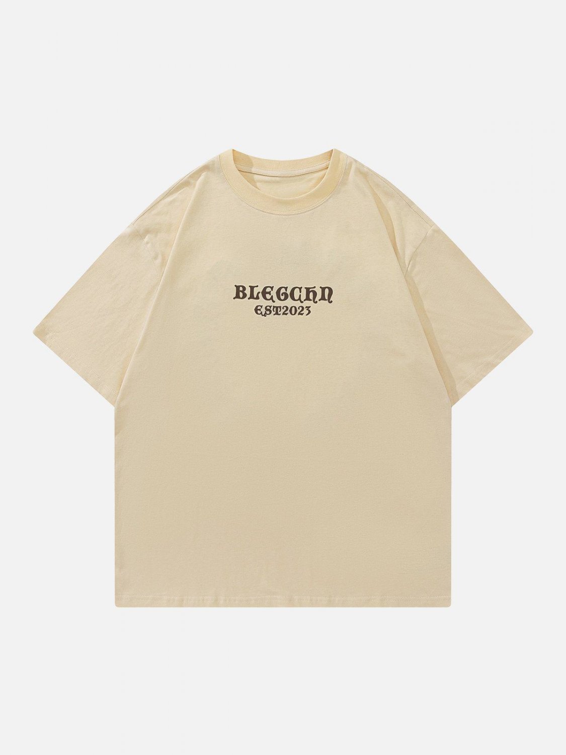 Gradient Ring Letter Print Tee