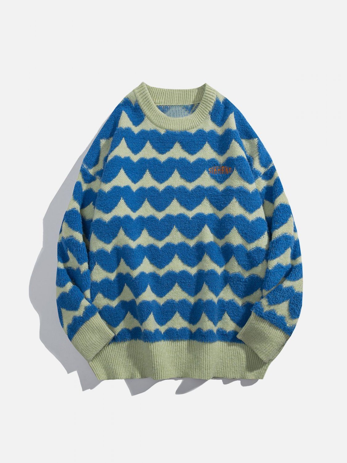 Heart Embroidery Sweater