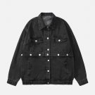 Detachable Patchwork Denim Jacket