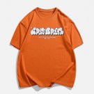 Foam Printing Cloud Letters Tee