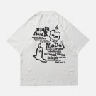 Foam Printing Skeleton Elements Washed Tee