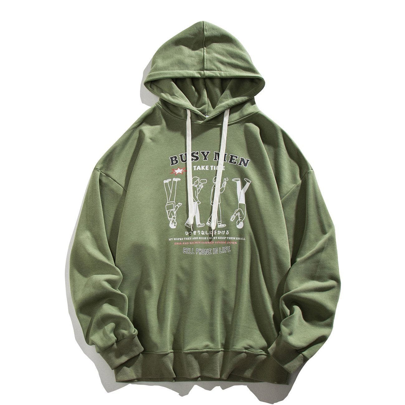 Foursome Cartoon Print Hoodie