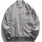 Full Back Letter Print Jacket