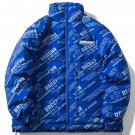 Full Letter Print Puffer Jacket