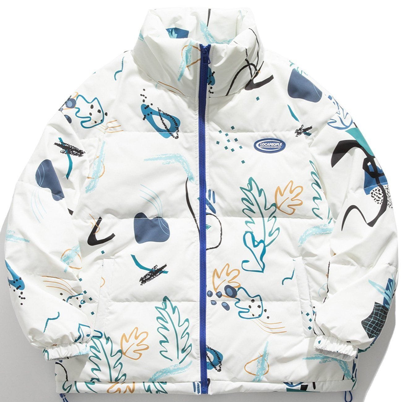 Full of Graffiti Winter Coat