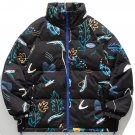 Full of Graffiti Winter Coat