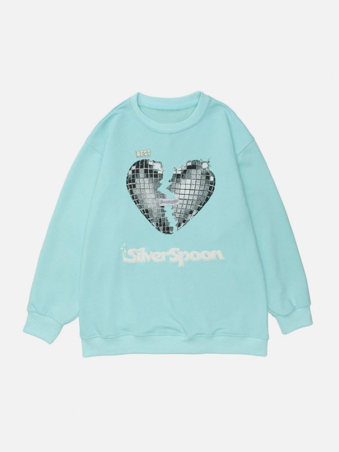 3D Broken Heart Graphic Sweatshirt