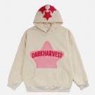 3D Embroidery Star Hoodie