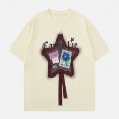 3D Flower Star Silk Ribbon Tee