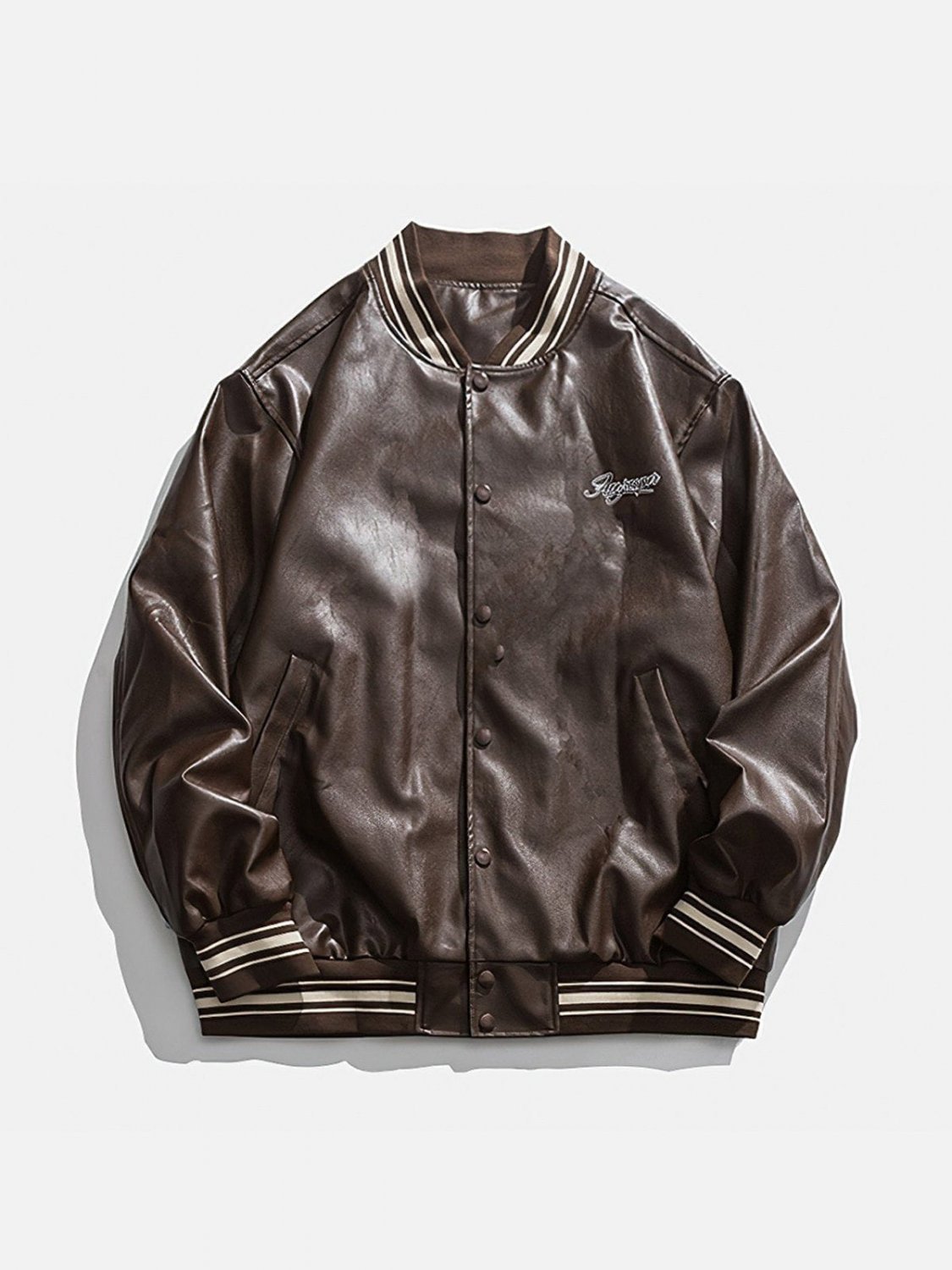 3D Letter Embroidery Jacket