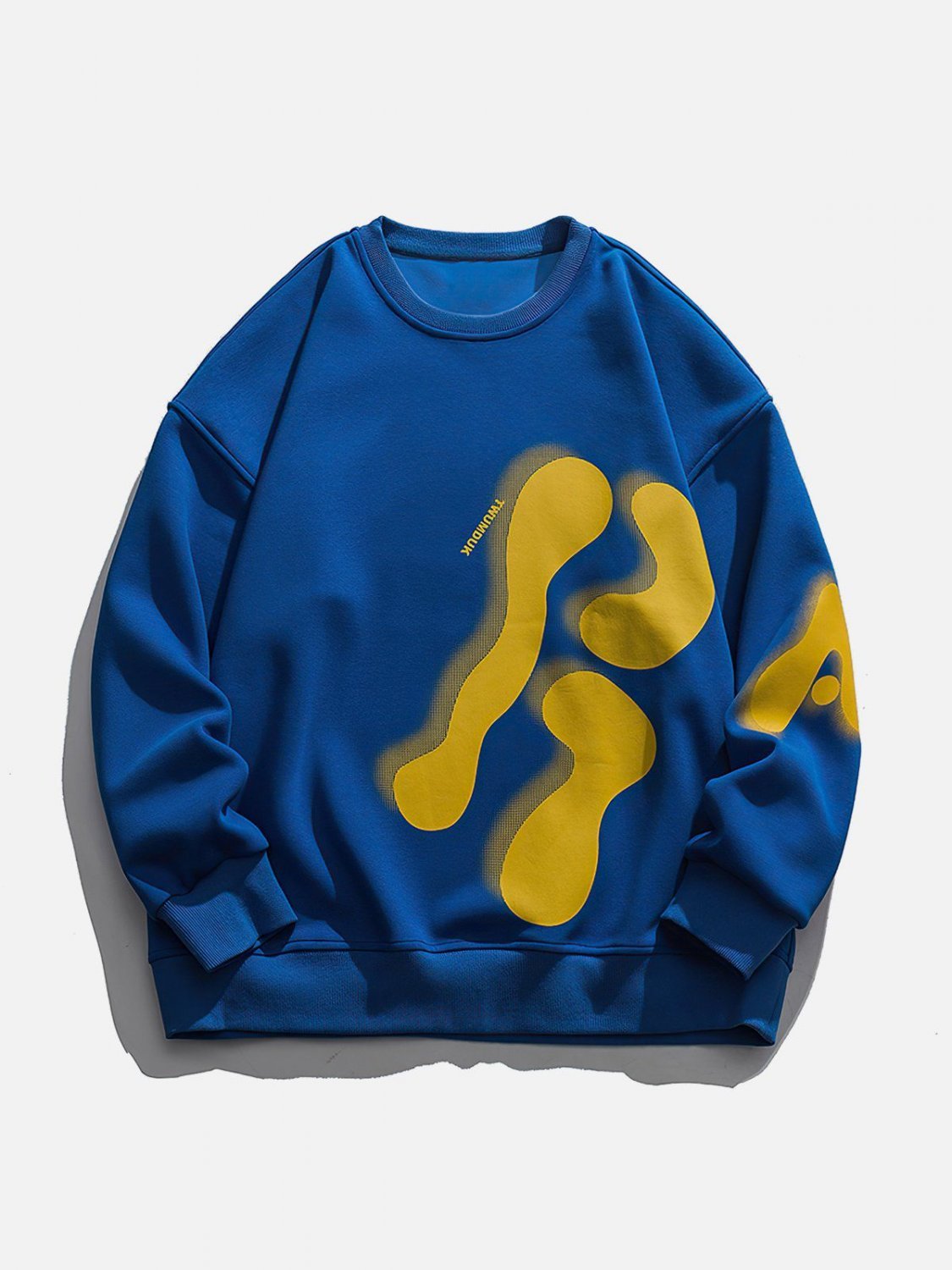 3D Letter Print Sweatshirt