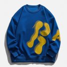 3D Letter Print Sweatshirt