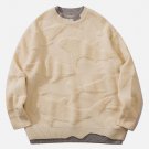 3D Whale Jacquard Knit Sweater