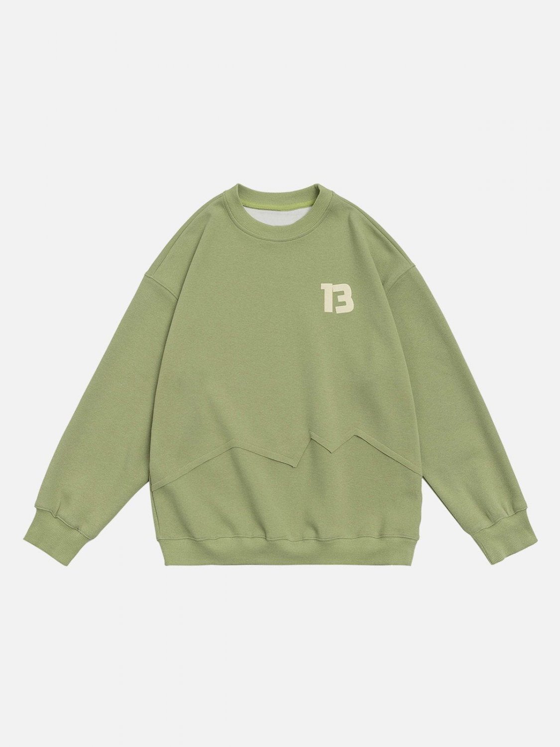 13 Foam Print Panel Sweatshirt