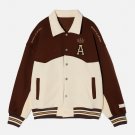 A Embroidery Vintage Varsity Jacket