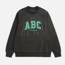 ABC Embroidery Print Sweatshirt