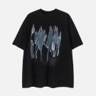 Abstract Figure Print Hoodie
