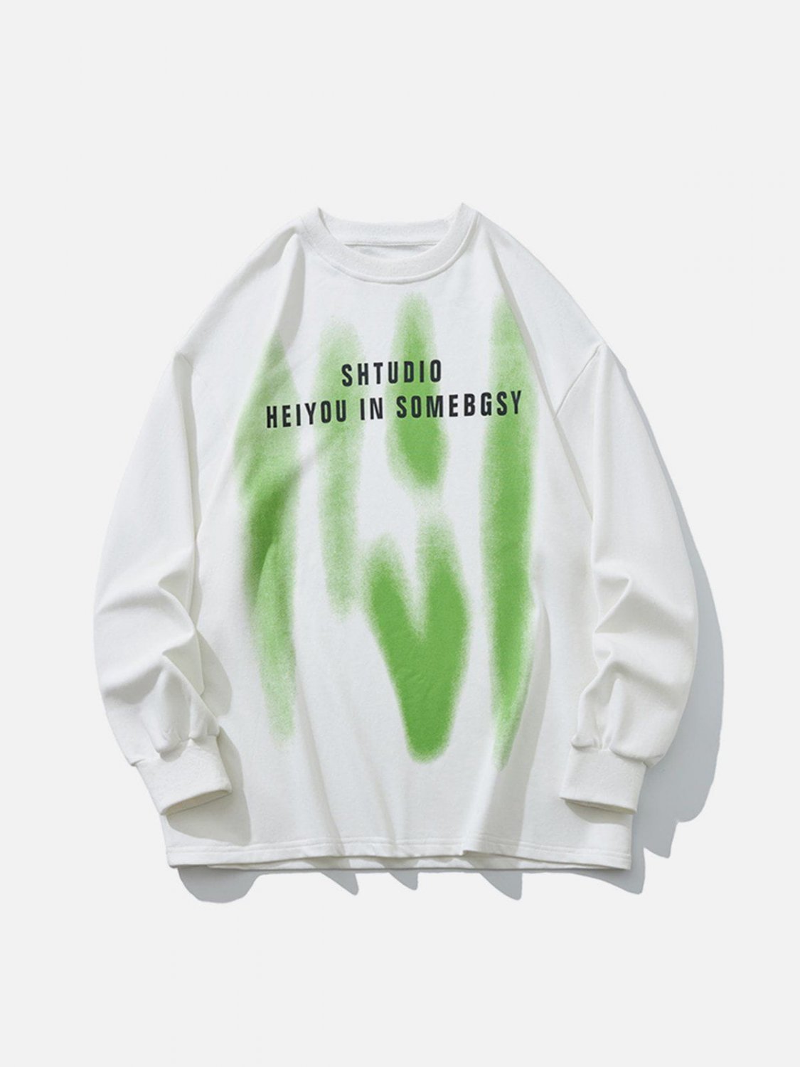 Abstract Print Sweatshirt