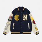 Alphabet Basketball Towel Embroidery Varsity Jacket