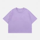 Alphabet Embossed Solid Tee