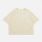 Alphabet Embossed Solid Tee
