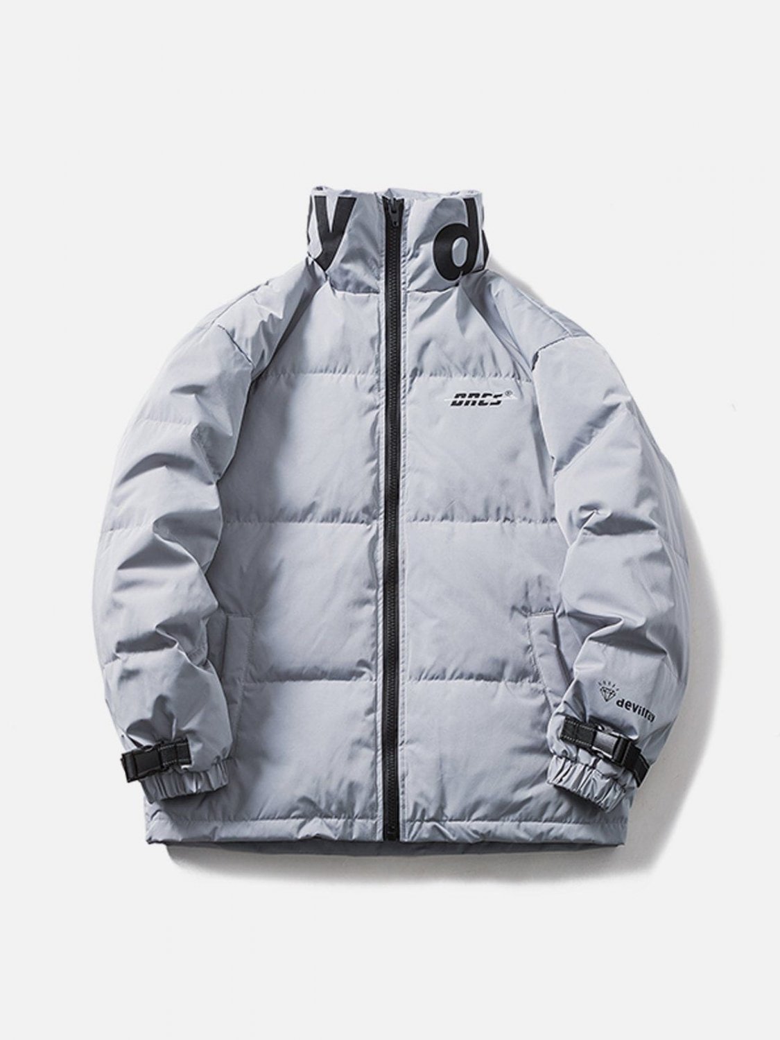 Alphabet Print Winter Coat