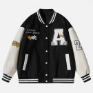 Alphabet Puzzle Embroidery Jacket