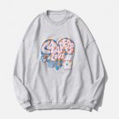 Alphabet Rabbit Print Sweatshirt
