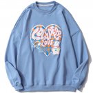 Alphabet Rabbit Print Sweatshirt