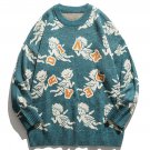 Angel Baby Pattern Knit Sweater