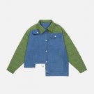 Asymmetric Hem Denim Jacket