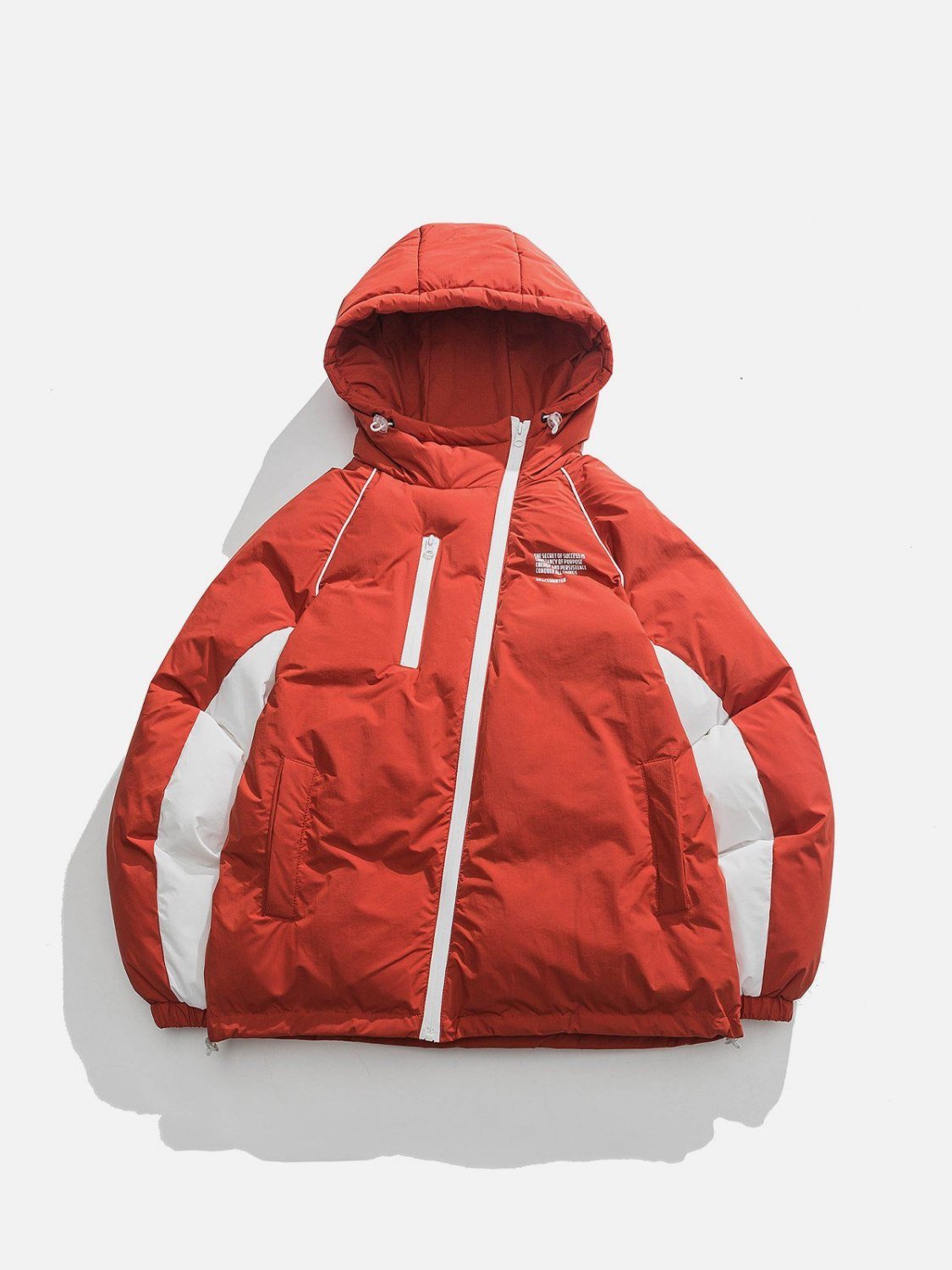 Asymmetrical ZIP Winter Coat