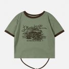 Back Straps Landscape Print Tee