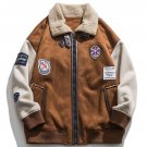 Badge Collage Polo Collar Winter Coat