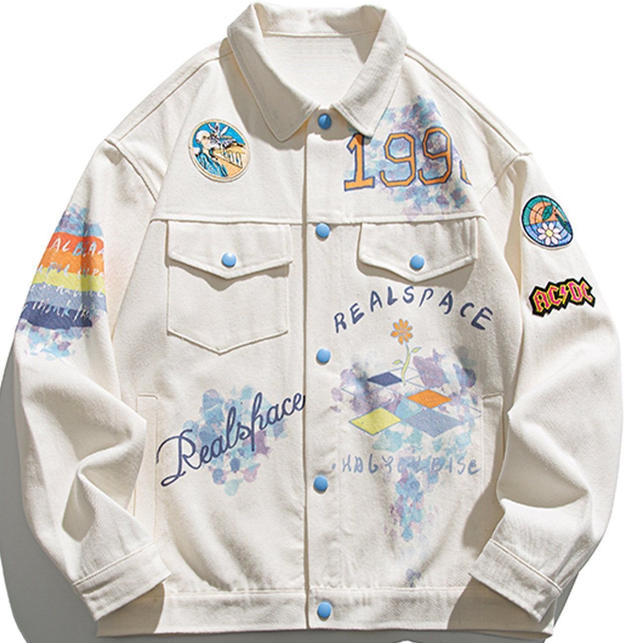 Badge Collage Rendering Jacket
