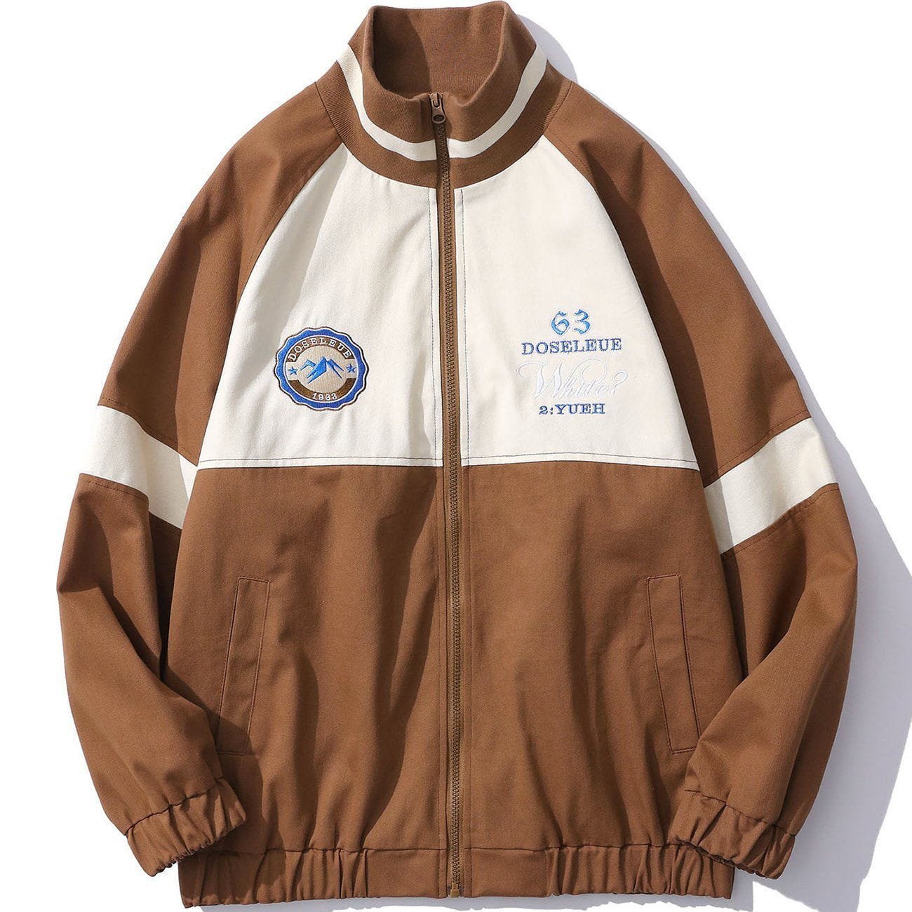 Badge Color Block Jacket