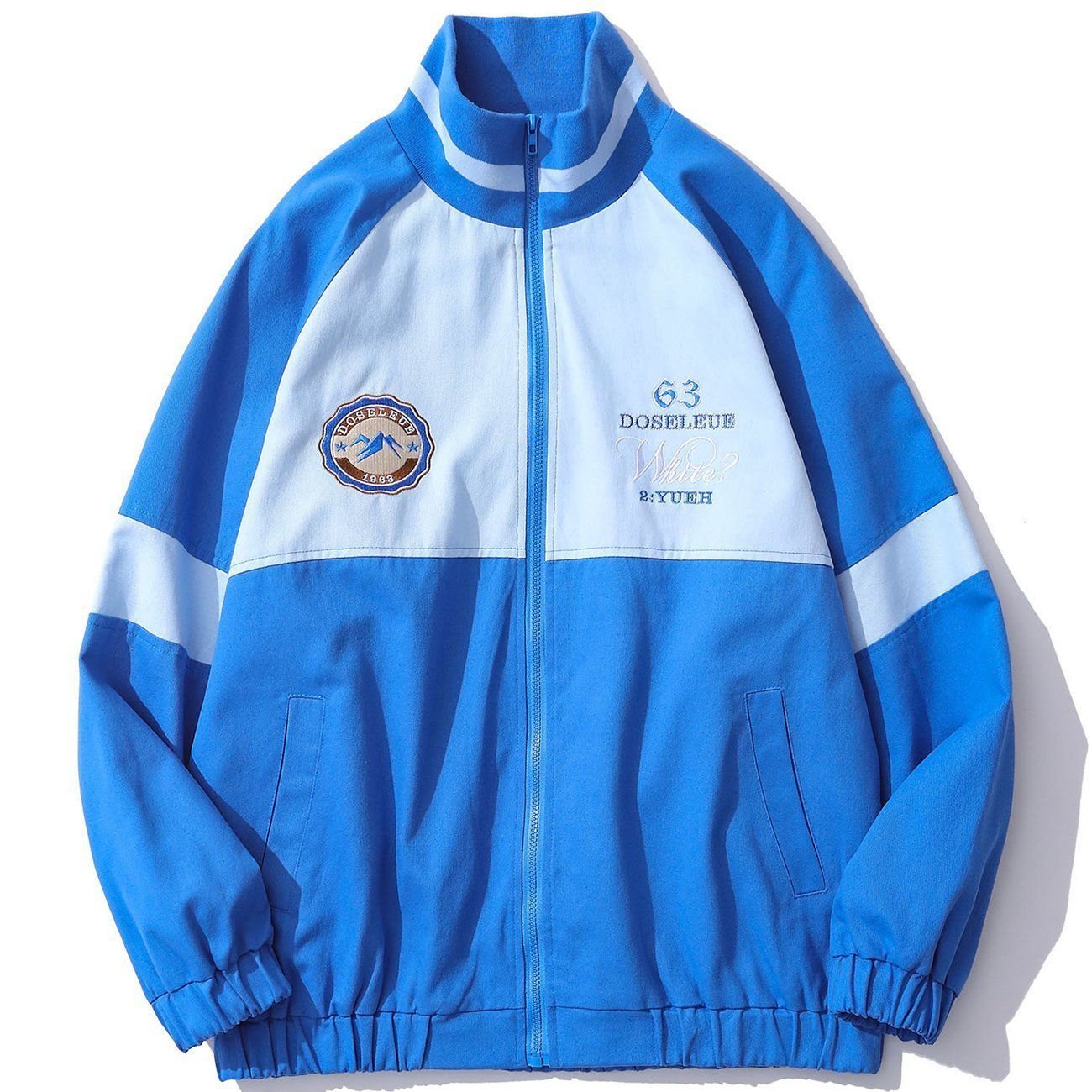 Badge Color Block Jacket