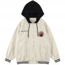 Badge Colorblock Hooded Winter Coat
