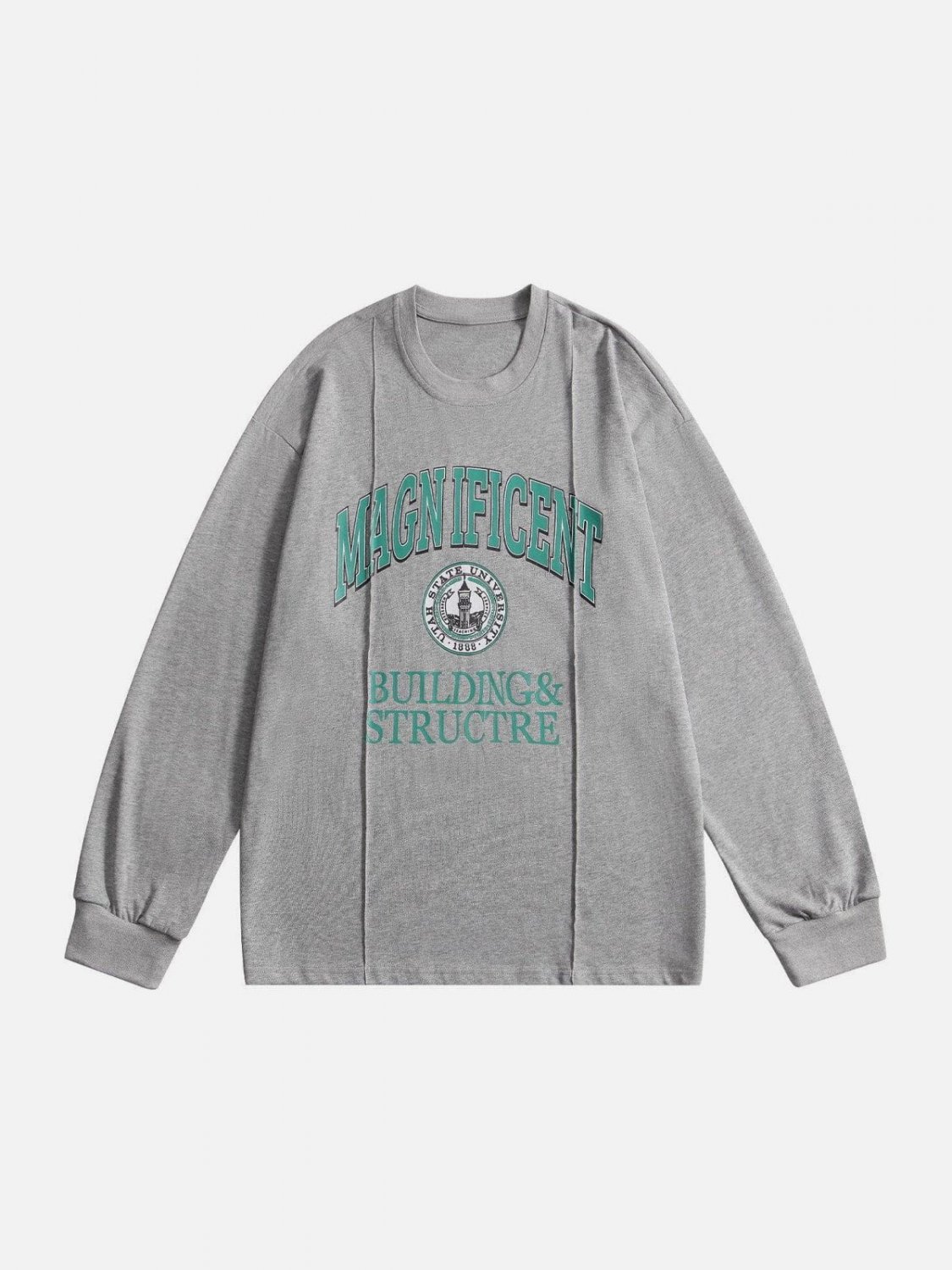 Badge Print Sweatshirt
