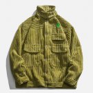 Badge Striped Simple Jacket